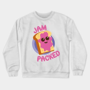 Jam Packed Sandwich | Gift Ideas | Food Puns Crewneck Sweatshirt